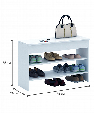 Обувница Витто-10 - белый