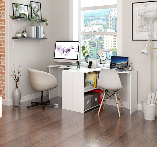 Стол письменный Витто-38 - белый