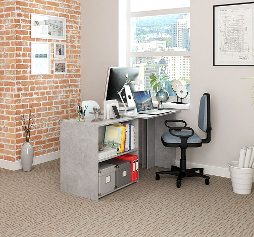 Стол письменный Витто-38 - бетон