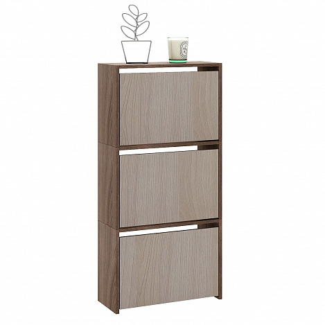 Обувница Витто-23 - ясень шимо темный / ясень шимо светлый