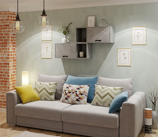 Тумба-Полка Уно-140 - бетон