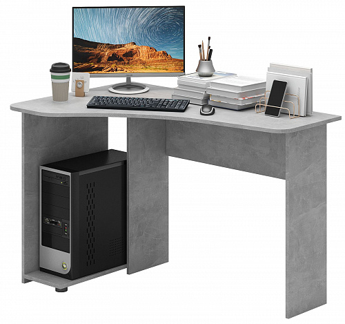 Стол угловой Корнет-7 - бетон