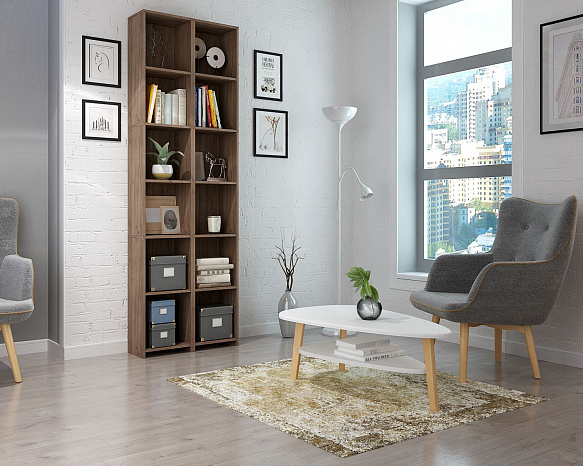 Стеллаж Файн-111 - дуб крафт табак