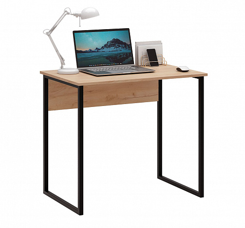 Стол письменный Уно-110 - дуб крафт золотой