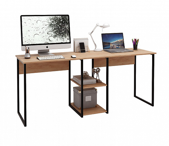 Стол письменный Витто-34 - дуб крафт золотой