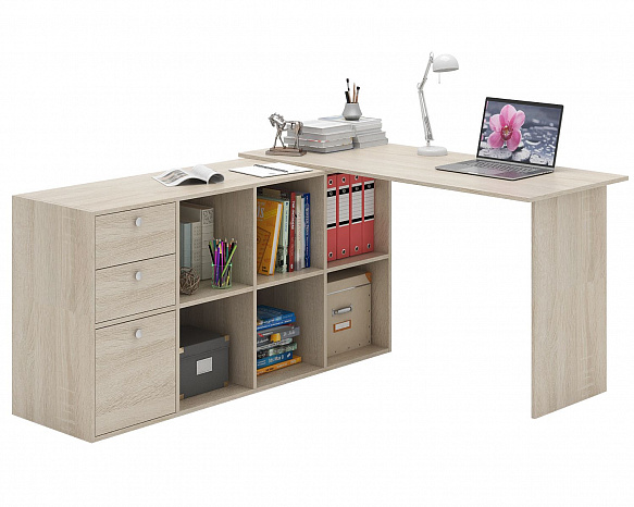 Угловой стол Прайм-74 - дуб сонома