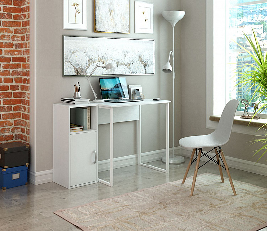 Тумба-Полка Уно-140 - белый