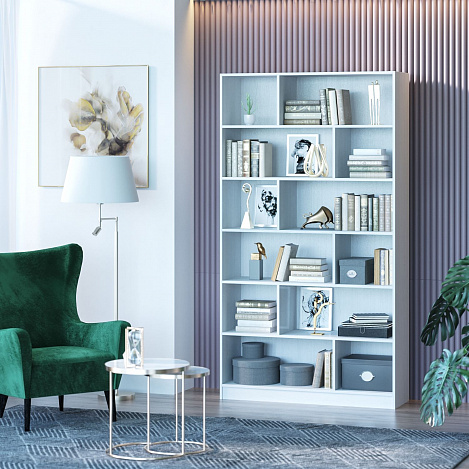 Стеллаж Либерти-6 - белый