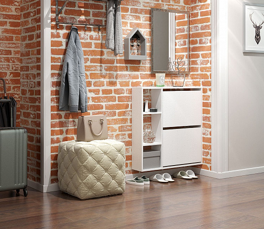 Обувница Витто-44 - белый