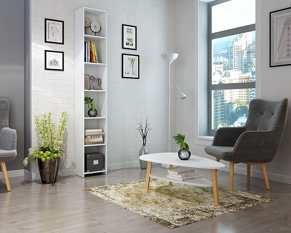 Стеллаж Файн-111 - белый