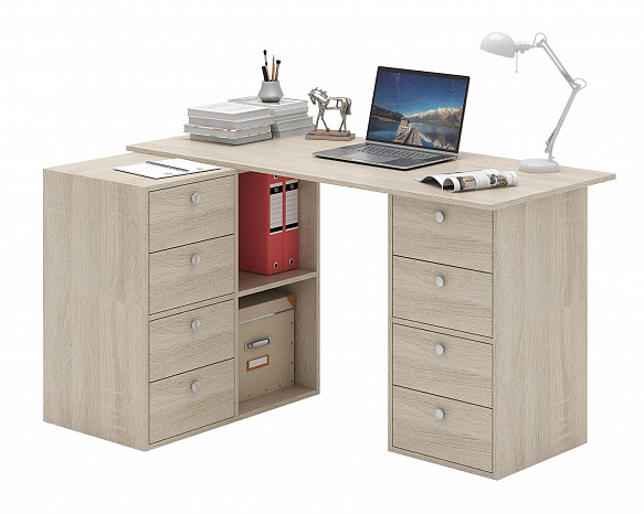 Угловой стол Прайм-76 - дуб сонома