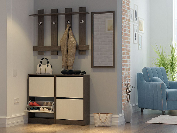 Прихожая Уно-79 - венге / дуб молочный