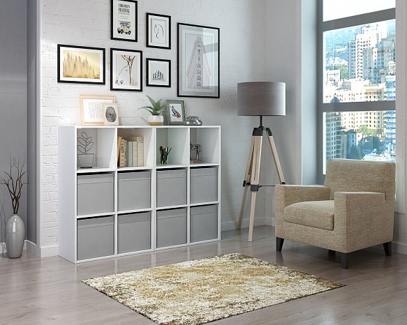 Стеллаж Файн-105 - белый