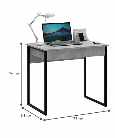 Стол письменный Уно-111 - бетон