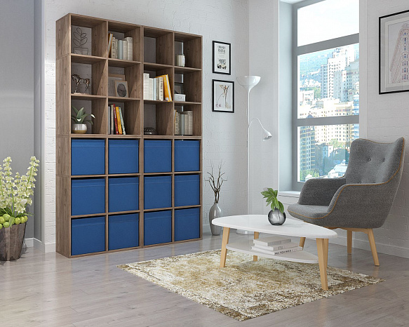 Стеллаж Файн-105 - дуб крафт табак