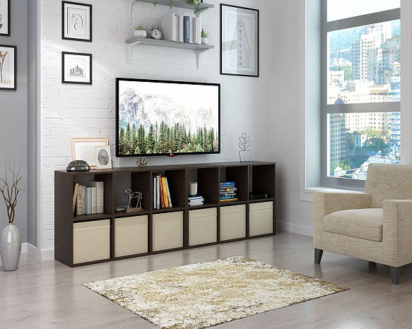 Стеллаж Файн-105 - венге