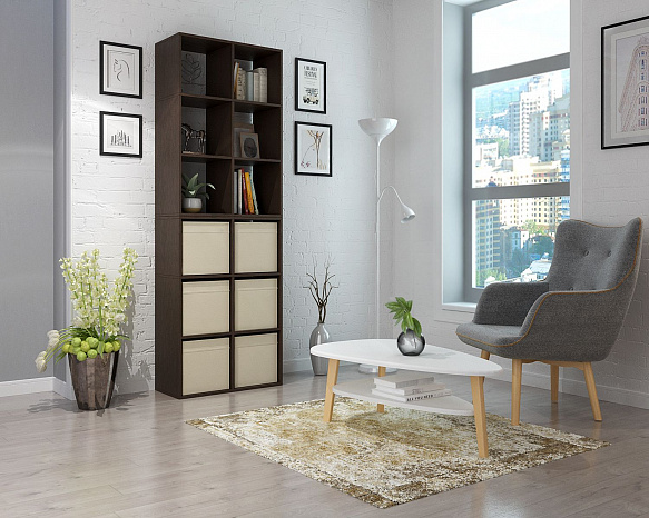 Стеллаж Файн-105 - венге