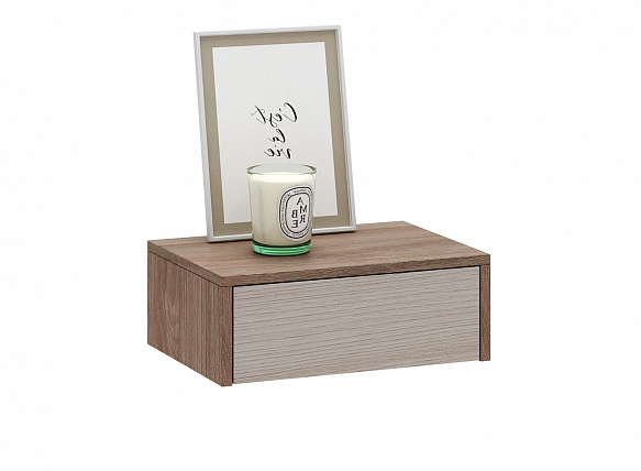 Тумба подвесная Уно-48 - ясень шимо темный / ясень шимо светлый