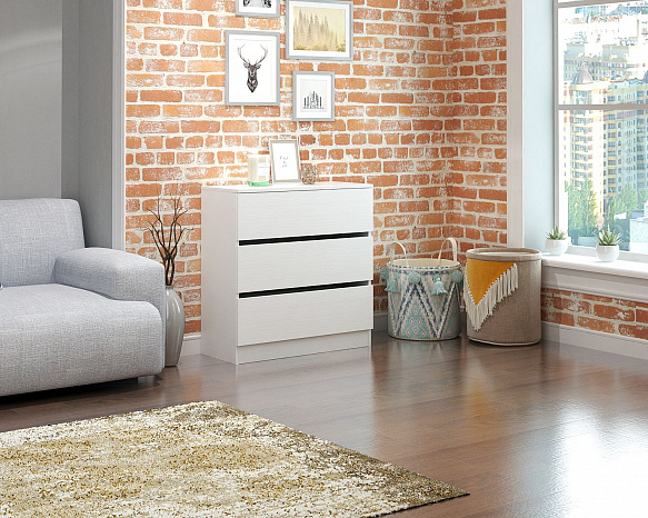 Комод Триверо-9 - белый