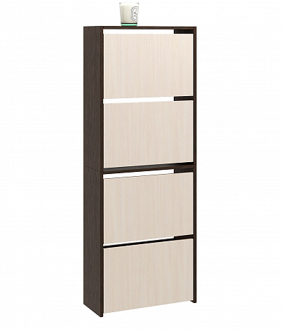 Обувница Витто-28 - венге / дуб молочный