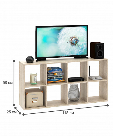 Стеллаж Уно-91 - дуб сонома