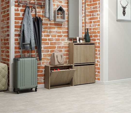 Обувница Уно-58-У узкая - дуб сонома