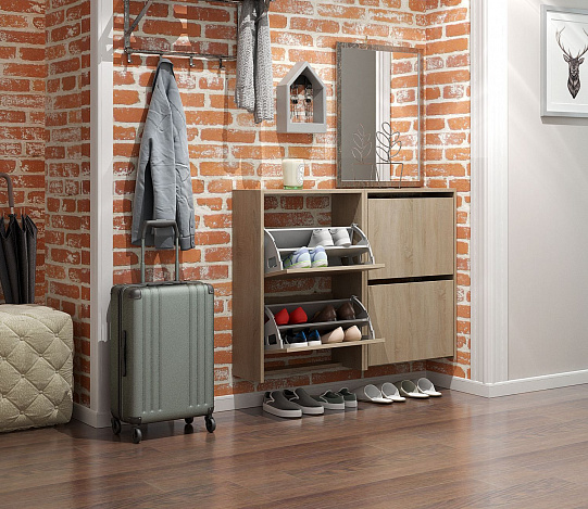 Обувница Витто-19 - дуб сонома