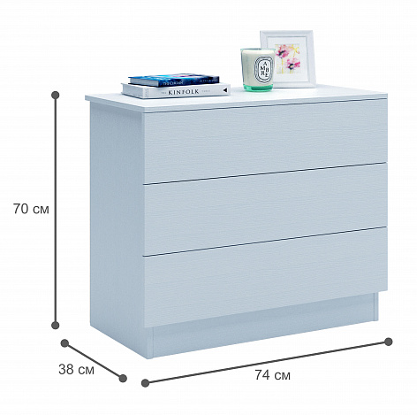 Комод Уно-23 - белый