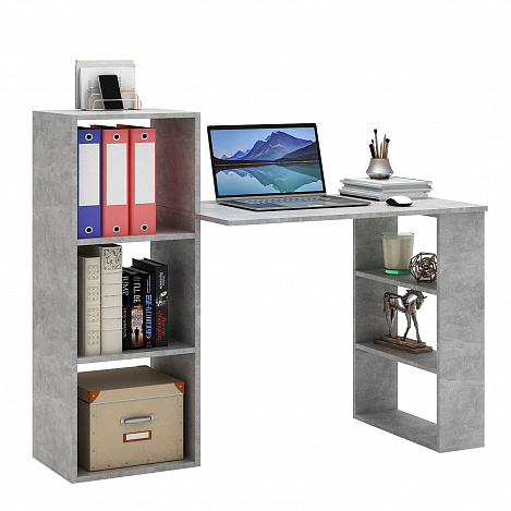 Стол-стеллаж Витто-27 - бетон