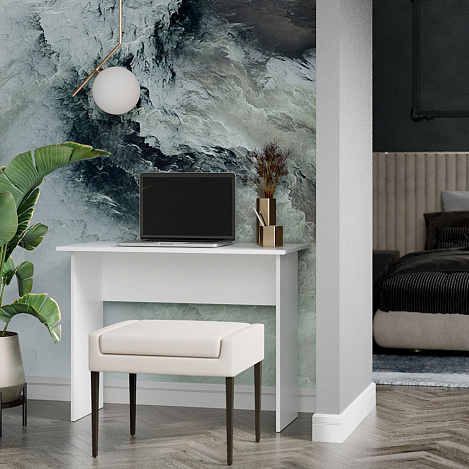 Стол письменный Милан-105 - белый