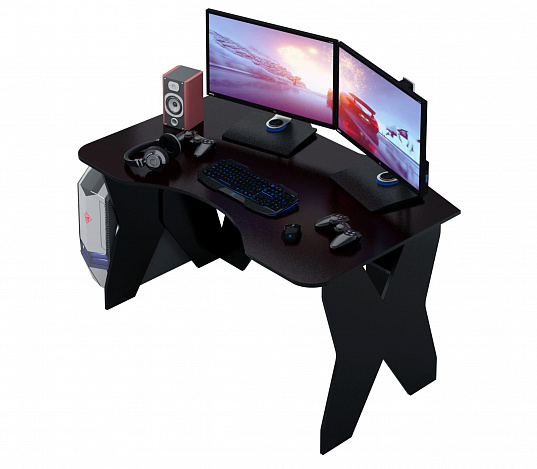 Стол игровой Таунт-1 - черный / черный