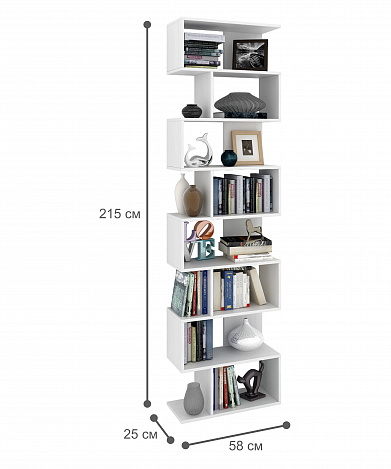 Стеллаж Файн-02 - белый