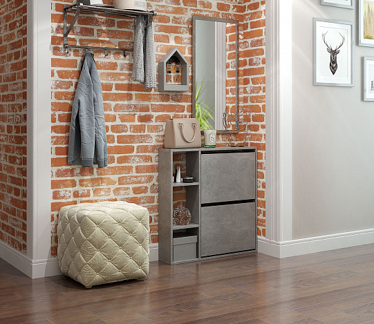 Обувница Витто-44 - бетон