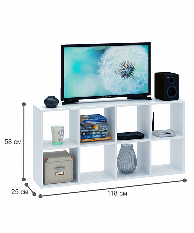 Стеллаж Уно-91 - белый