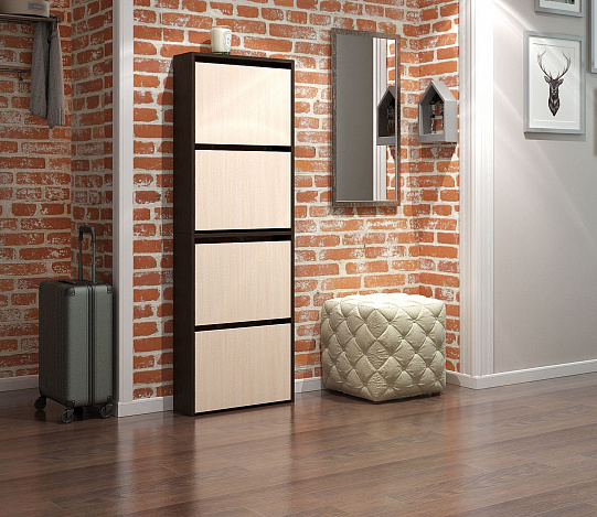 Обувница Витто-29 - венге / дуб молочный