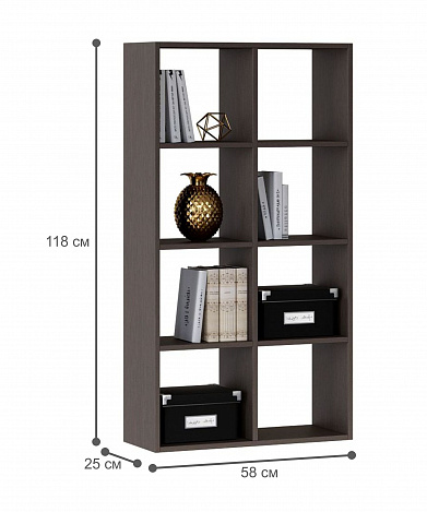 Стеллаж Уно-91 - венге