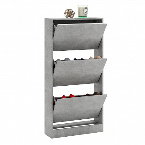 Обувница Уно-54У узкая  - бетон