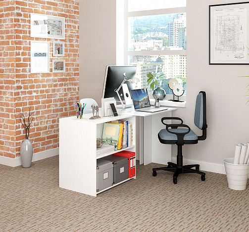 Стол письменный Витто-38 - белый