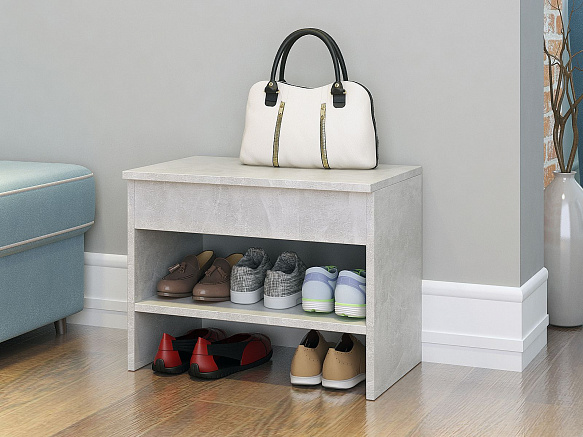 Обувница Уно-56 - бетон