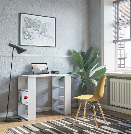 Стол компьютерный Уно-7 - белый