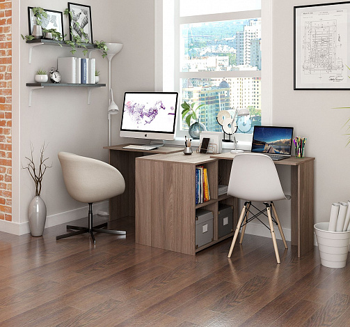 Стол письменный Витто-37 - ясень шимо темный