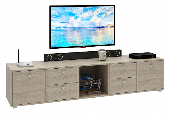 ТВ Тумба Прайм-51-9 подвесная / напольная - дуб сонома