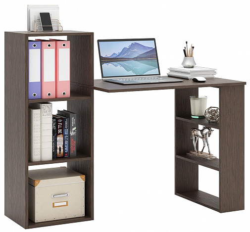 Стол-стеллаж Уно-10 - венге