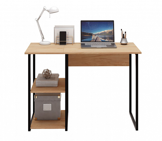 Стол письменный Витто-33 - дуб крафт золотой