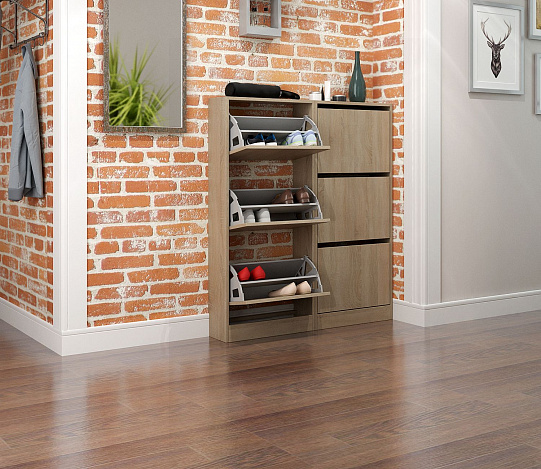 Обувница Уно-54 - дуб сонома