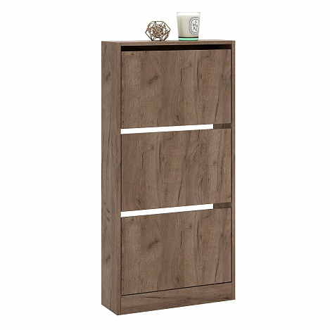 Обувница Уно-54У узкая  - дуб крафт табак