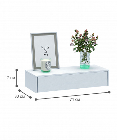 Тумба подвесная Уно-47 - белый