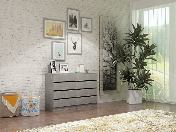 Комод Триверо-21 - бетон