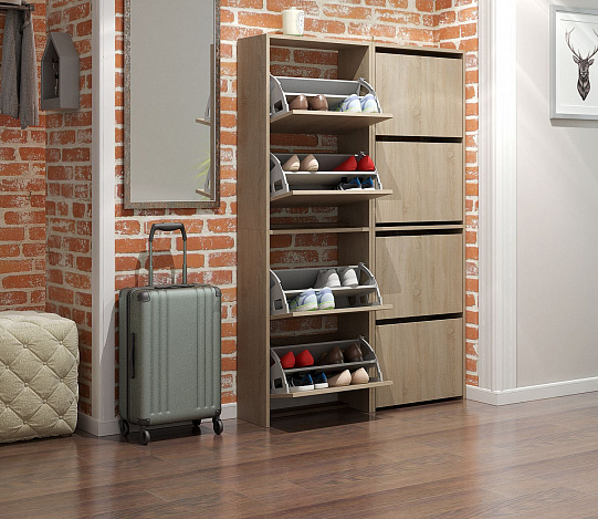 Обувница Витто-28 - дуб сонома