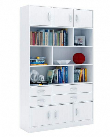 Стеллаж в комплекте Либерти-62 - белый